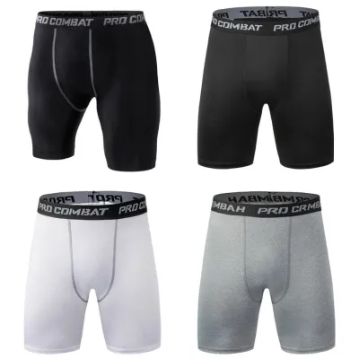 Mens Sports Leggings Basketball Five Points Shorts Quick Dry Running Gym Cycling Training Fitness Pants Elastic For Men