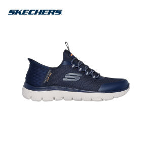 Skechers สเก็ตเชอร์ส รองเท้าเด็กผู้ชาย Boys Slip-ins Summits High Range Shoes - 403833L-NVOR Air-Cooled Memory Foam