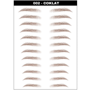 Sticker Alis 4D Eyebrow Tattoo Sulam Alis Waterproof dan Tahan Lama 1 Lembar