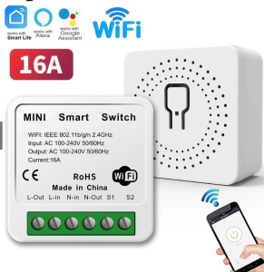 AVATTO Tuya WiFi zigbee Smart Light Switch Module Wire Control DIY Breaker Work For Alexa/Google Home