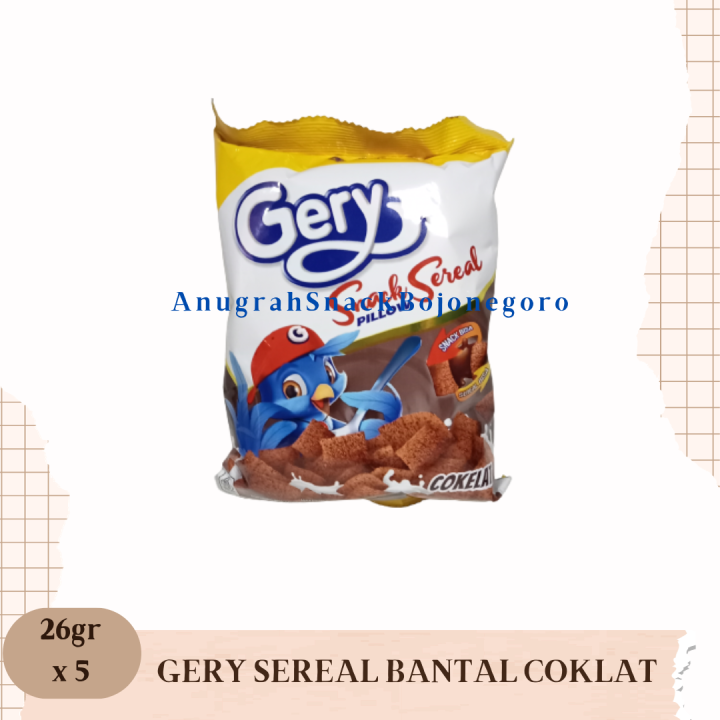 Gery Snack Sereal Bantal Extrude Coklat 26gr x 5 | Lazada Indonesia