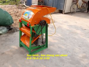Máy bóc vỏ ngô  tách hạt bắp mini