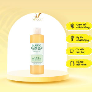 Sữa Tắm Làm Sạch Mụn Và Sáng Da Mario Badescu AHA Botanical Body Soap 472ml