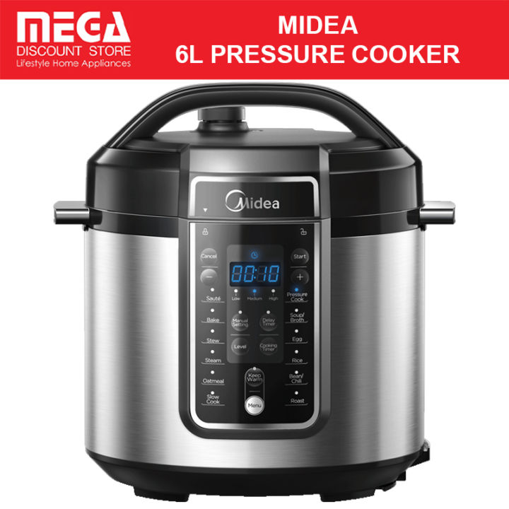 MIDEA MY CS6037P 6L PRESSURE COOKER Lazada Singapore