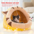 📢Ready Stock📢Washable Pet Bed Cat Bed Large Size Soft Kennel Bed Cotton Cat Bed with Toy Kucing Bed sarang kucing 宠物狗床猫窝. 