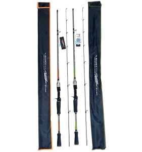 Joran Pancing Shikari Kentaur Bait Casting BC Panjang 180CM Action 7-15Lbs Bahan Carbon Solid Gagang Full Eva Reel Sit Alumunium