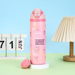 Authentic OWALA × Hello Kitty FreeSip 24oz/32oz - Tumbler Stainless Steel Bottle with Cute Straw