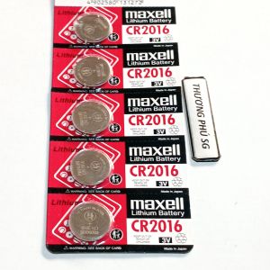 Pin CR2016 - 3V 2016 DL2016 5000LC E-CR2016 - Pin Maxell Lithium / Giá bán 1 Vĩ (5 Viên)