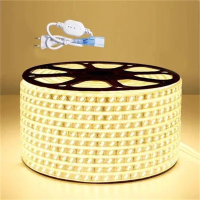 ไฟเส้นLED Strip 12V 5050 60เม็ด/5M เมตร แบบกันน้ำ มีกาว3M ไฟตกแต่งบ้าน (ไม่มีปลั๊กเสียบ/ อะแดปเตอร์)