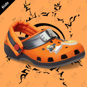 Cross ร้องเท้าเด็ก X Shippuden KIDS NARUTO CLASSIC CLOG รองเท้านินจา กันลื่นรองเท้า#209460