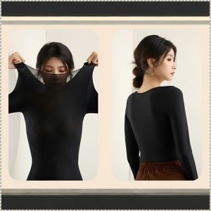 Warm Clothing Fits the Back Warm Jacket Emollient Skin Care Delicate to the Skin Slim High Elasticity Fabric