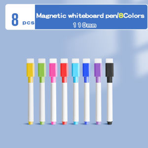 8 Color Whiteboard Marker Pen Erasable Marker Color Pen Children Erasable Stationery