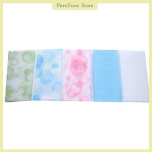 [PureZone] Nylon Wash Cloth Towel Beauty Body Skin Exfoliating Shower Bathroom Washing
