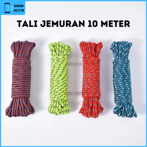 Tali Jemuran Baju Nylon Tambang 10 Meter Multifungsi