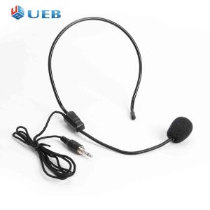 3.5mm Head Mounted Microphone 3.6ft Cable Wired Headset Mic for Teacher Guide