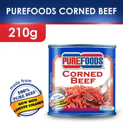 Purefoods Corn Beef 210g - Filipino Favorite