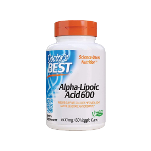 Doctors Best 600mg Alpha Lipoic Acid Capsules 60 Capsules Antioxidant Relieves Fatigue Skin Care