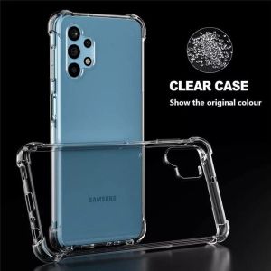 Soft Case Silikon Samsung Galaxy A32 4G Samsung A32 5G Samsung A52 Samsung A52s Samsung A72 Bening Transparant Anti Crack (anti crack)