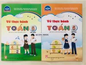 Sách - Combo Vở thực hành Toán 5 - tập 1 + 2 (Bộ sách Chân trời sáng tạo)