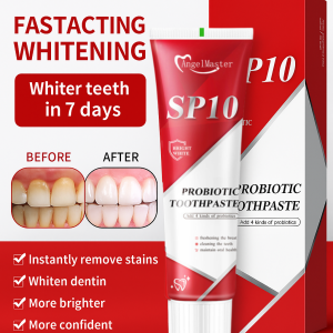 SP10 100g Probiotics Fast-acting Whitening Toothpaste Strengthening Toothpaste Fresh Breath Stain Removal Toothpaste
