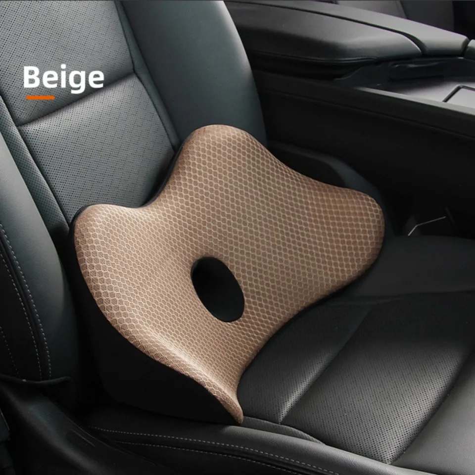 Lumbar Support Pillow for Car, 100% Memory Foam Lumbar Pillow, Driver's  Seat Corner Padded Mat Universal Back Pad, Ergonomic Design Promotes Good 