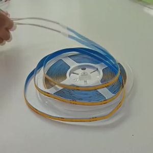 Angelila 1m 2m 3m 5m DC12V 24V High Density COB LED Strip Light Super Bright 3000K 4000K 6000K White 320LEDs/m Flexible Ribbon Tape Lamp for Kitchen Bedroom Home DIY Decoration