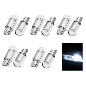 10Pcs 6000K Dome Light Instrument Lamp LED Replacement Bulbs for Car Acrylic for Shell for DC 12V T10 Car LED Lights