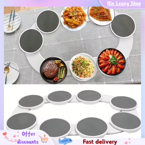 8 adjustable rotating manual turntables rectangular rotating dining table rotating table plate