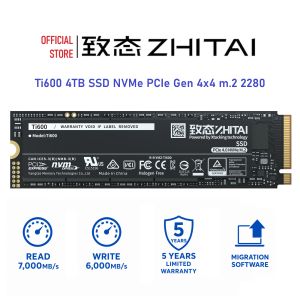 ZHITAI Ti600 SSD 4TB NVMe PCIe Gen4x4 m.2 2280 Read 7000MB/s