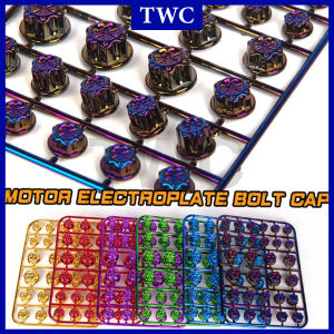 TITANIUM 30PCS SET TITANIUM & GOLD & RED SCREW CAP COVER NUT SKRU BOLT UNIVERSAL MOTORCYCLE Y150 RS150 LC135 SYM YSUKU