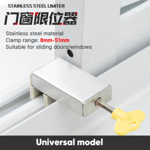 🇸🇬【SG stock】Window Restricter Lock Sliding Door lockWindow Lock Stopper For Child Proofing Child Safety lock No Drilling Window Restricter Lock Sliding Door lockWindow Lock Stopper For Child Proofing Child Safety lock