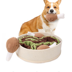 DY Loving Funny Dog Relieving Toy Pet Drumsticks Bucket Puzzle Leakage Smell Toy Pet Companion Bite Resistance Sniffing Toys