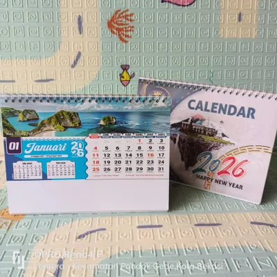 Kalender Meja Standar 2026
