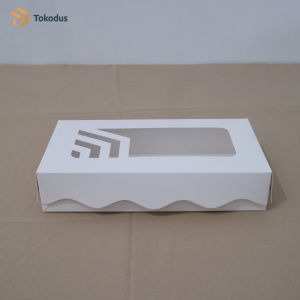 Dus Kue / Dus Brownies / Box Brownies / Kardus Roti 24 x 125 x 5 cm Ivory - Tokodus pagarsih (ISI 10 PCS)