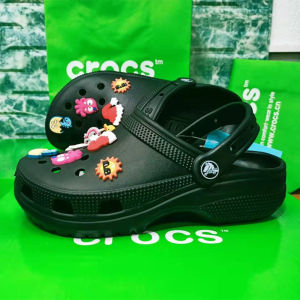 Crocs new original womens sandals casual light slippers ladies summer beach shoes mid heels hole shoes with jibbitz for women