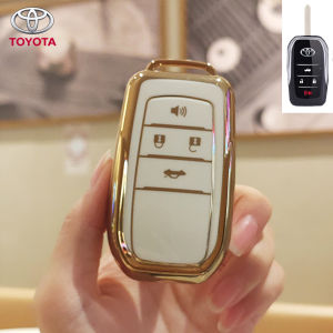 4ปุ่ม ปลอกกุญแจรถยนต์ แบบพับได้ สําหรับ toyota innova camry vigo fortuner corolla altis พวงกุญแจรถ VIGO