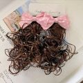 BENSON0 2Pcs Princess Baby Wig Hairpin Cute Curly Bowknot Hairclip Fasion Kids Headwear Children's Bow Wig Girls. 
