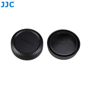 JJC Body Cap and Rear Lens Cap Cover Kit for Fuji Fujifilm X Mount Camera and Fujifilm Fujinon X Mount Lenses  2 Pack