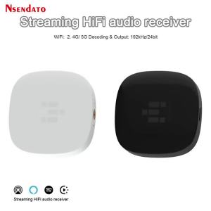 Ieast Olio for DLNA AirPlay 2 adapter 2.4g/5G wireless WiFi bluetooth5.0 Music Audio Multiroom stream receiver for Spotify Alexa