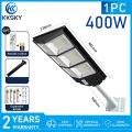 KKSKY Solar Lights With Solar Panel Wall Light Original 2 Side 400W 800W Led Outdoor Waterproof Solar Street Light Motion Sensor Flood Lamp. 
