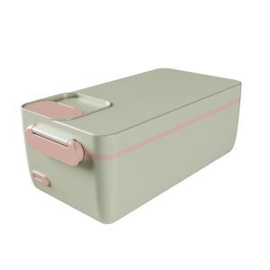 SG Portable Electric Lunch Box 1L Wireless Heated With Removable Stainless Steel Liner USB Constant TEMP Outdoor