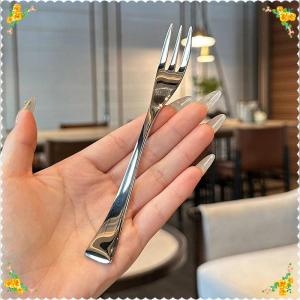 🔥【Special price】🔥🔥[ FLASH SALE ] Stainless Steel Dinner Fork Long Handle Table Forks Set Korean Cutlery Four Tine Salad Dessert Fruit Forks Kitchen