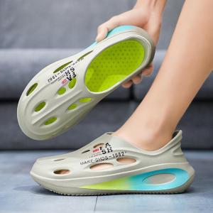 Free Shipping Sandals Summer Sports Fashionable Breathable Perforated For Couples Outdoor Wear Beach Closed-Toe Driving Slippers