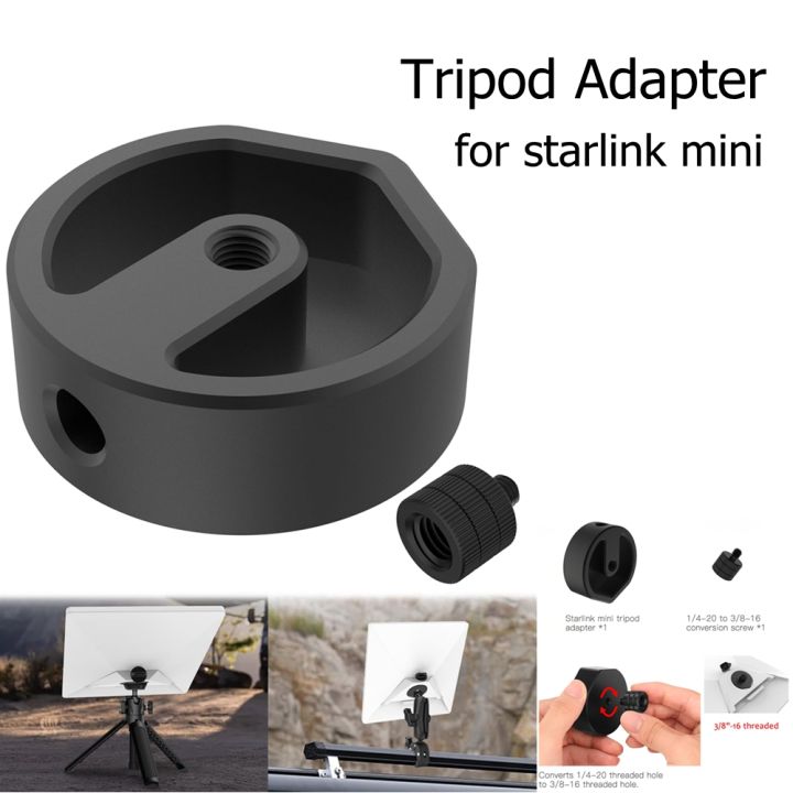 Starlink Mini Tripod Adapter-Aluminum Alloy-Black-Mount - View #11