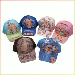 Sun Hat Comfort Adjustable Cap Circumference Fishermans Hat Sunscreen Cute Cartoon Pattern Summer