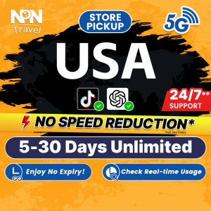 USA SIM Card Ultra 5-30Days Daily 500MB-3GB Unlimited Data | Store Pickup | High Speed America Travel Data SIM Card