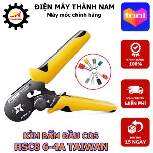 Kìm bấm đầu cos Đài Loan cao cấp HSC8 6-4A - Bảo hành 6 tháng