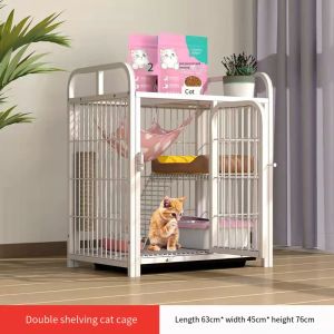 Cat Cage Sangkar Kucing Villa Besar 2 3 Tingkat 4 Level Pets Cages House Indoor Premium Rumah Kucings Dog Cage Platform Rumah Kucing 大猫笼