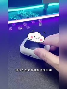 Huaqiang North A9 PRO Smart Wireless Earbuds with Screen 5 Touch Control ANC Noise reduction lyrics display in-ear color screen