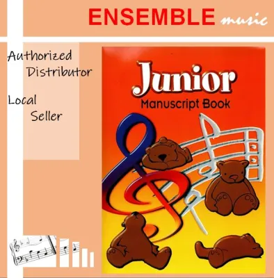 Junior Music Manuscript book
